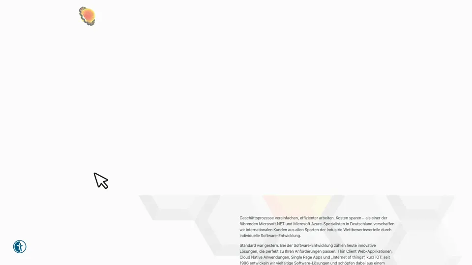 Das Bild zeigt die Webseite www.neogeo.com mit einem aktiven danova Assistant, der geöffnet und wieder geschlossen wird.