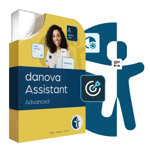 Visualisierung der digitalen Produktbox von danova Assistant Advanced